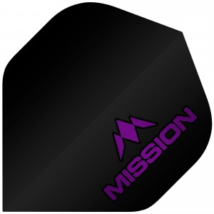 Mission Logo Zwart Paars Flight 
