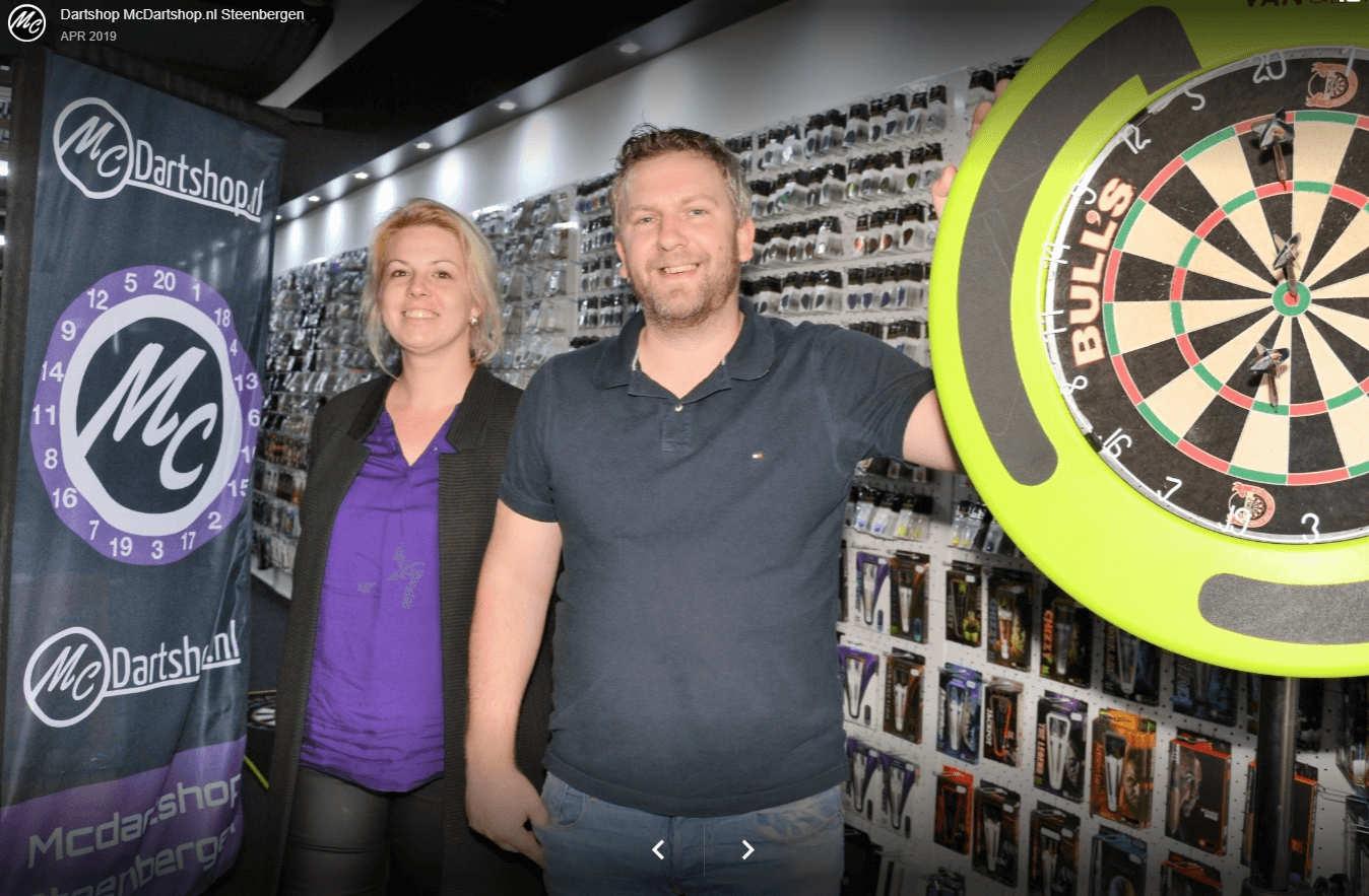 Mcdartshop Steenbergen Maikel Esther