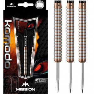 Mission Komodo GX M1 90% Dartpijlen 22-24-26 Gram