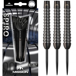 Mission Spiro M2 Curved 90% Dartpijlen 20-22-24 Gram