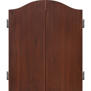 Mission Dartboard Cabinet Deluxe Sedona Red