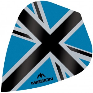 Mission Alliance Flights Kite Blauw Zwart
