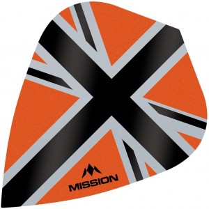 Mission Alliance Flights Kite Oranje Zwart