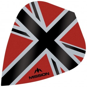 Mission Alliance Flights Kite Rood Zwart