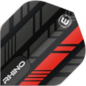 Winmau Rhino Flights Rood Zwart