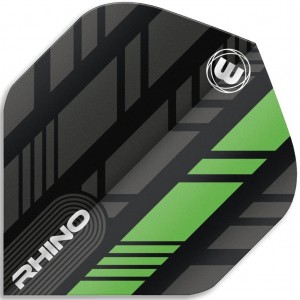 Winmau Rhino Flights Zwart Groen