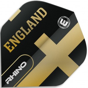 Winmau Rhino Flights England Goud