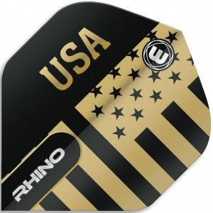 Winmau Rhino Flights USA Goud 