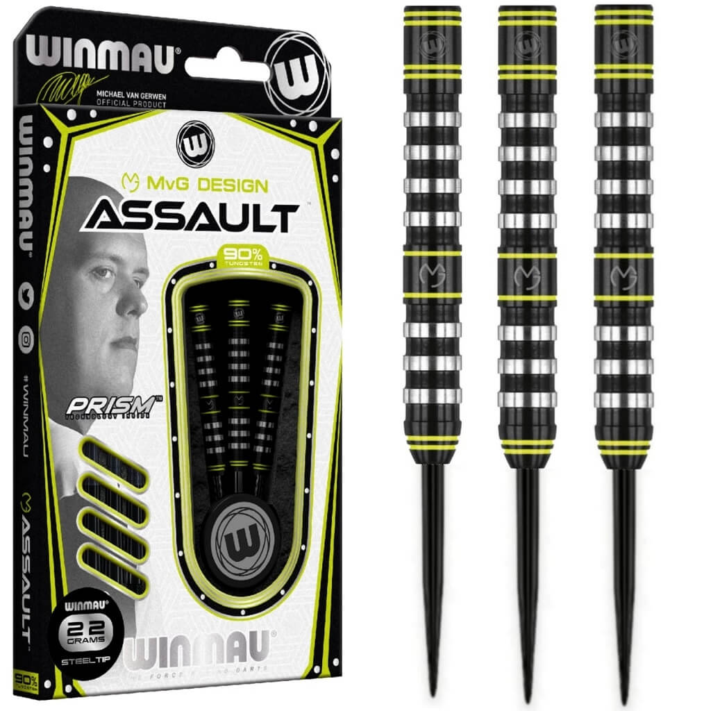 Touhou analyseren Opiaat Winmau Michael van Gerwen Assault 90% Dartpijlen 22-24-26 Gram -  Mcdartshop.nl