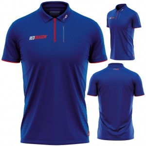Red Dragon Dartshirt Blauw