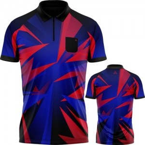 Arraz Shard Shirt Black/Blue Red