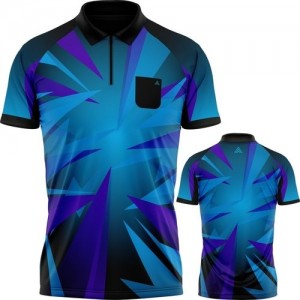 Arraz Shard Shirt Black/Blue-Paars