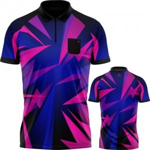 Arraz Shard Shirt Black/Blue-Pink