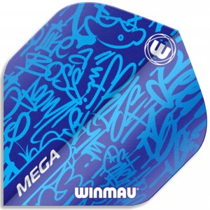 Winmau Mega Flight Blauw
