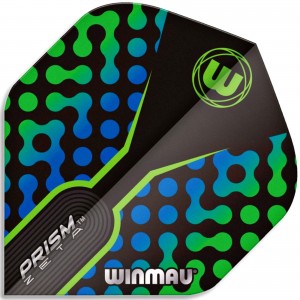 Winmau Prism Zeta Flight Zwart-Groen