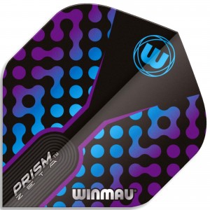 Winmau Prism Zeta Flight Zwart-Paars