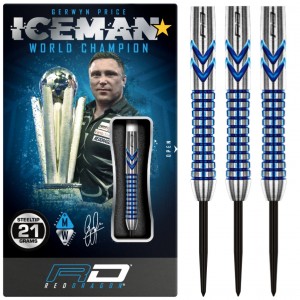 Gerwyn Price Iceman Countour 90% Dartpijlen 21-23-25 Gram