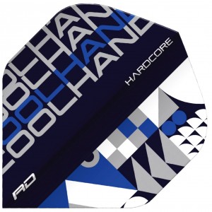 Hardcore Cool Hand Stack Black & Blue Flights