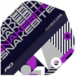 Hardcore Snakebite Stack Black & Purple Flights