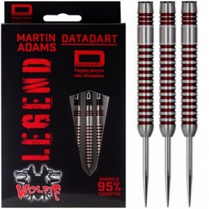 Datadart Martin Adams Electro Plated 95% Dartpijlen 22-24-26 Gram