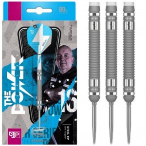 Target Phil Taylor Power Series Zilver Swiss 80% Dartpijlen 23-24 Gram
