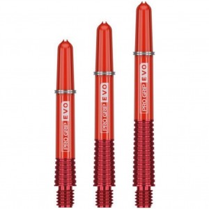 Target Pro Grip Evo Shafts Rood