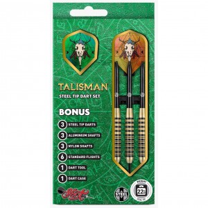 Shot Value Range Talisman Brass Plated Dartpijlen 22-24 Gram 