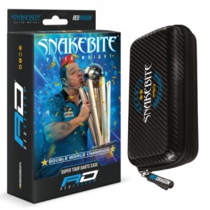 Red Dragon Peter Wright Snakebite Double World Champion Super Tour Case