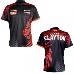 Red Dragon Jonny Clayton Dragon Tour Dartshirt