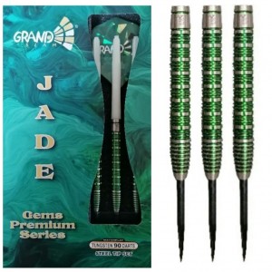 Grandslam Gems Premium Jade 90% Dartpijlen 22-24-26 Gram