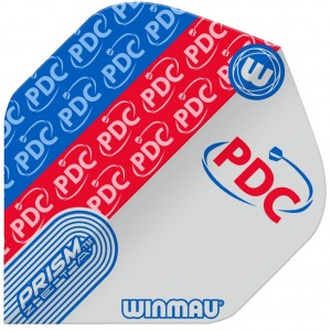 Winmau Prism Zeta PDC Red Blue White Flights