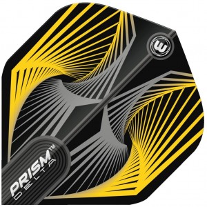 Winmau Prism Delta Spiral Yellow Grey Flights