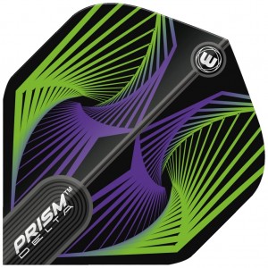 Winmau Prism Delta Spiral Purple Green Flights