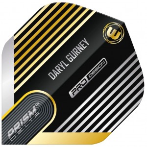 Winmau Prism Delta Daryl Gurney Black Gold Flights