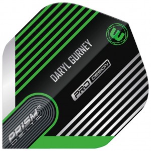 Winmau Prism Delta Daryl Gurney Black Green Flights