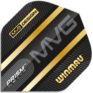 Winmau Prism Delta MvG Black Gold Trilogy Flights