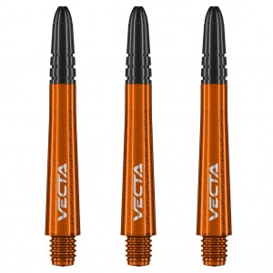 Winmau Vecta Shafts Zwart Oranje