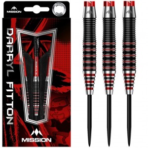 Mission Darryl Fitton 95% Dartpijlen 22-24-26 Gram