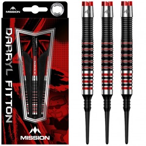 Mission Darryl Fitton Softtip Dartpijlen 18 Gram