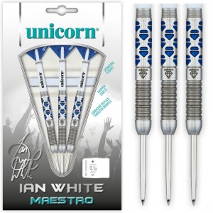 Unicorn Maestro Ian White P2 90% Dartpijlen 23-25 Gram