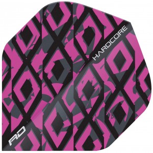 Red Dragon Hardcore Radical Black & Pink Flights