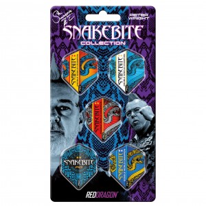 Red Dragon Peter Wright Snackebite Flights Card