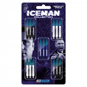 Red Dragon Gerwyn Price Iceman Medium Shafts Card