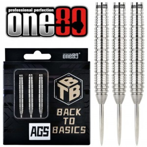 One80 Back To Basic AGS 90% Dartpijlen 23-25 Gram