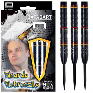 Datadart Ricardo Pietreczko Darts 90% Dartpijlen Pikachu Black PVD