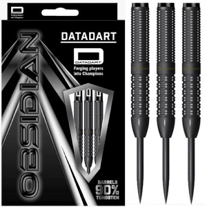 Datadart Obsidian 90% Dartpijlen Straight  Black PVD