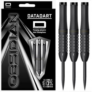 Datadart Obsidian 90% Dartpijlen Concave Rear Black PVD