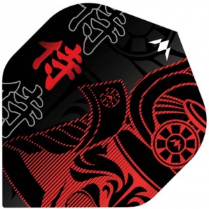 Mission Solo Dart Flights Std No2 Samurai II Red