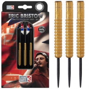 Legend Darts Eric Bristow Gold Knurled 90% 21-23-25 Gram