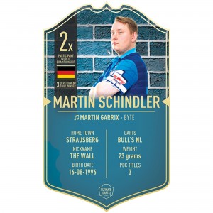 Ultimate Darts Card Martin Schindler